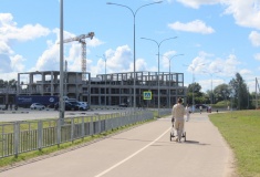 Нижегородцам показали, как строят школу для одаренных детей на Бору