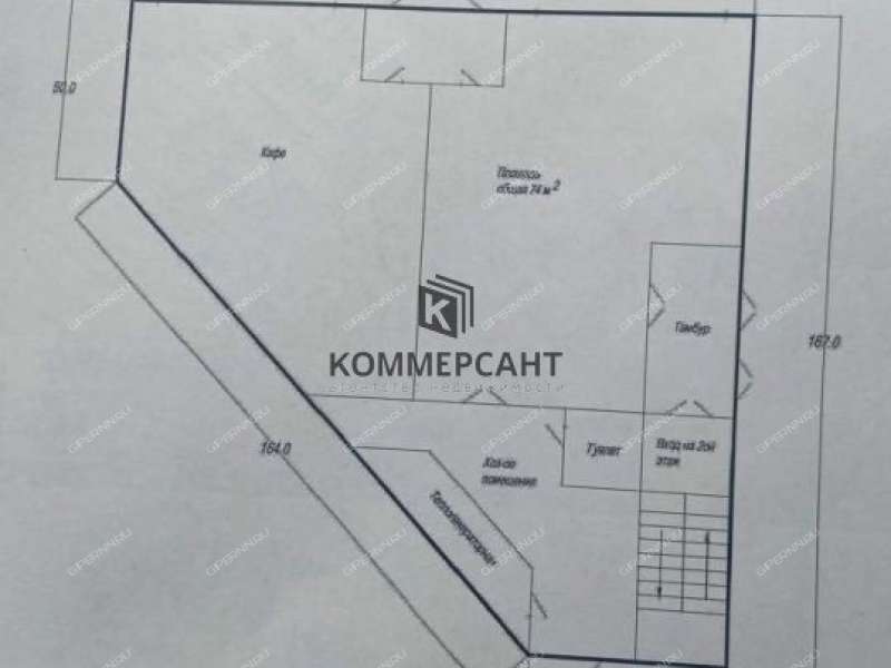 здание под офис, торговую площадь на улице Петрищева город Дзержинск