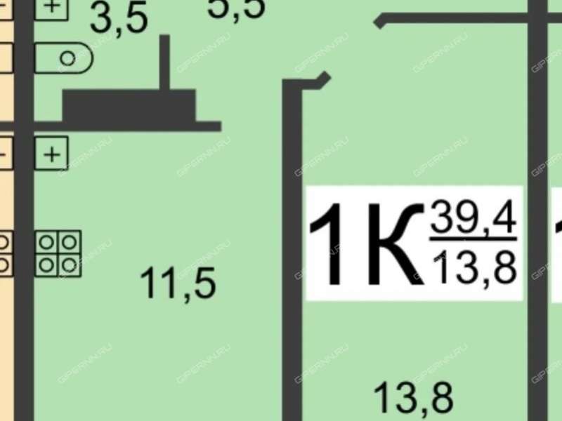 однокомнатная квартира на проспекте Кораблестроителей дом 56