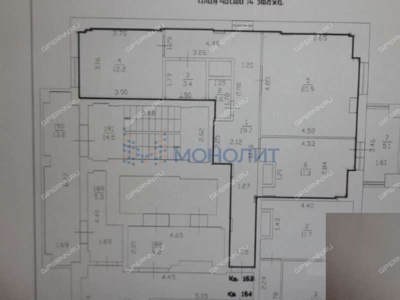 двухкомнатная квартира на улице Маршала Жукова дом 8 к1