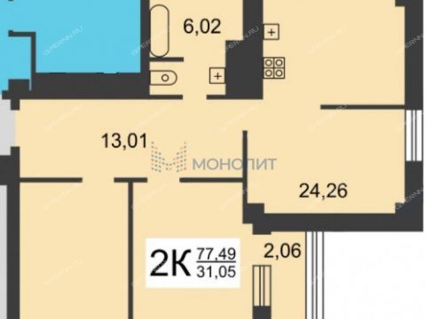 2-komnatnaya-ul-nadezhdy-suslovoy-d-22b фото