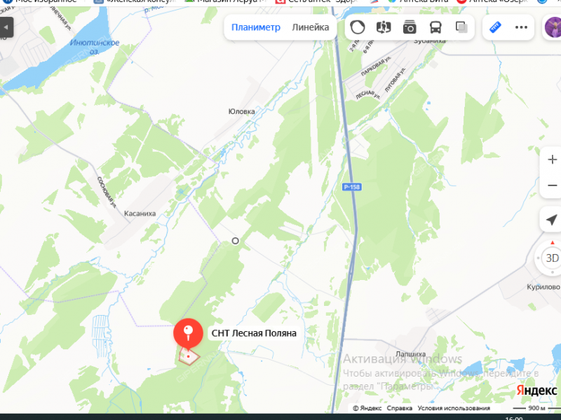 земельный участок 15 соток СНТ Ясная поляна