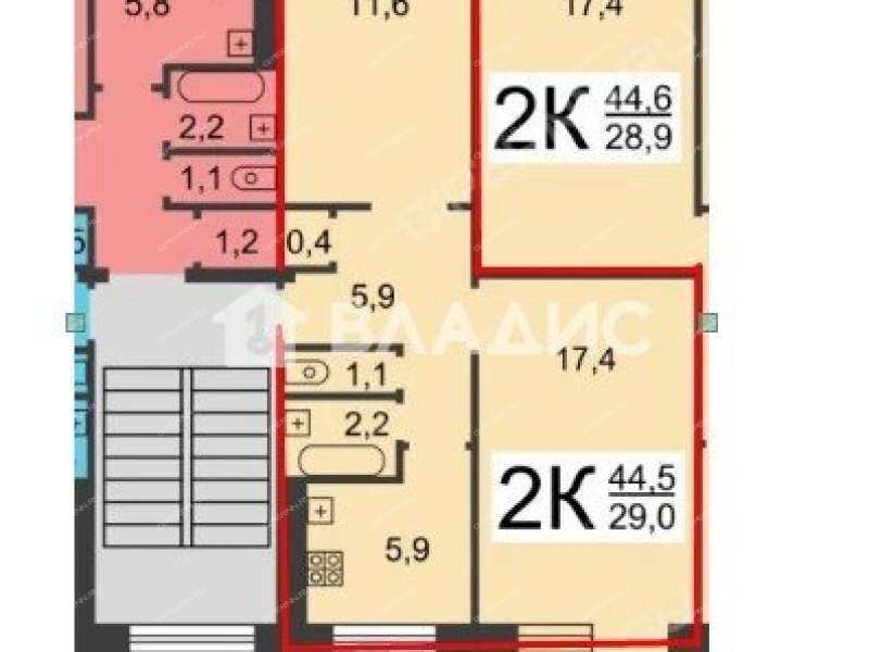 двухкомнатная квартира на Красноуральской улице дом 13 к2