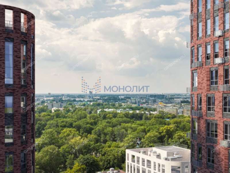 четырёхкомнатная квартира в новостройке на улице Октябрьской Революции