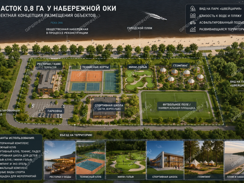 земельный участок под коммерческое использование в Ленинском районе Нижнего Новгорода