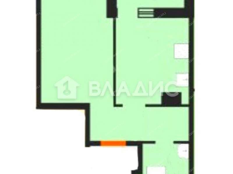 однокомнатная квартира на улице Красная Поляна дом 5 деревня Афонино