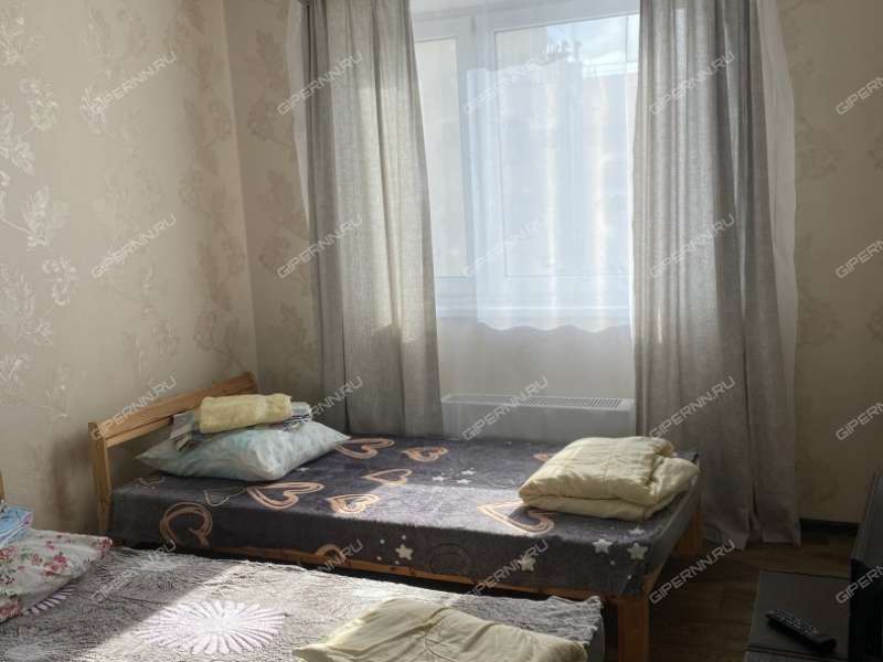 двухкомнатная квартира на сутки в переулке Первостроителей дом 1 к2 город Кстово