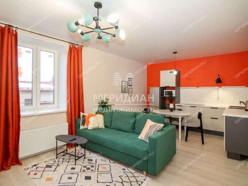 двухкомнатная квартира на 1-й Оранжерейной улице дом 24А