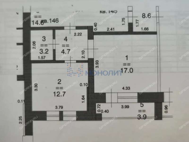 однокомнатная квартира на Народной улице дом 22
