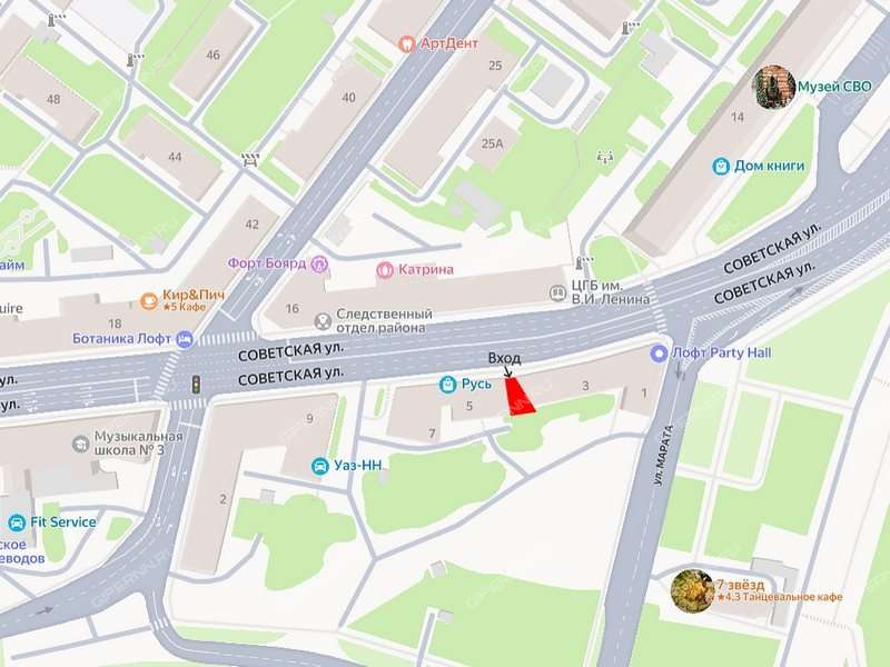 помещение под офис на Советской улице