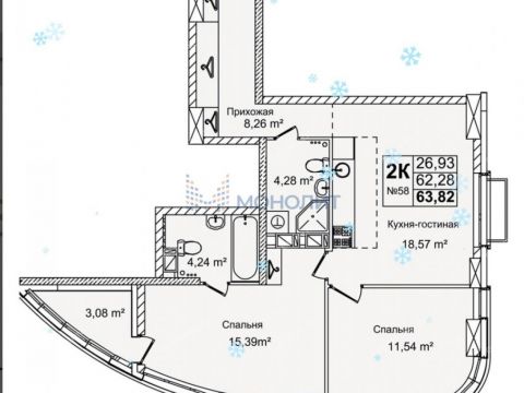 2-komnatnaya-ul-krasnyh-zor-23d фото