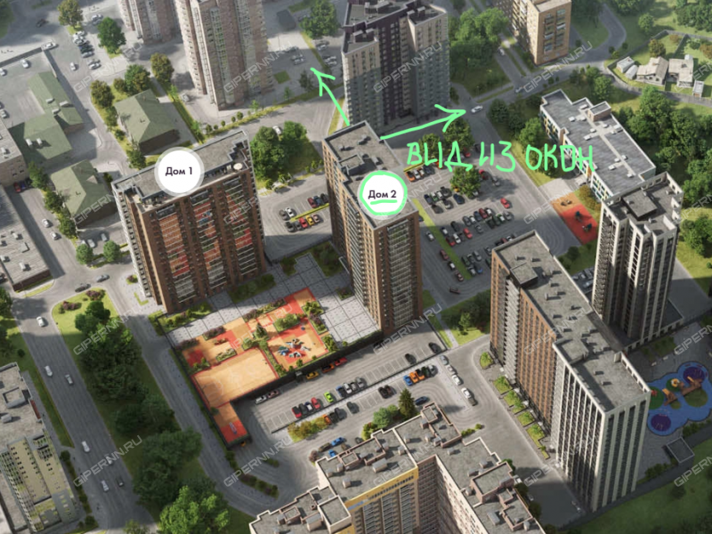 двухкомнатная квартира в новостройке на 2-й Оранжерейной улице дом 4А к1