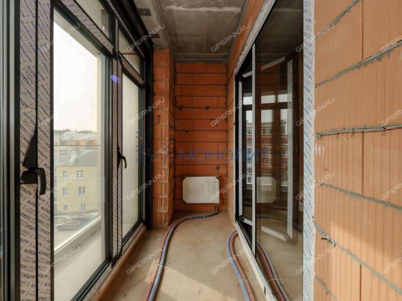 однокомнатная квартира в новостройке на Октябрьской улице дом 21