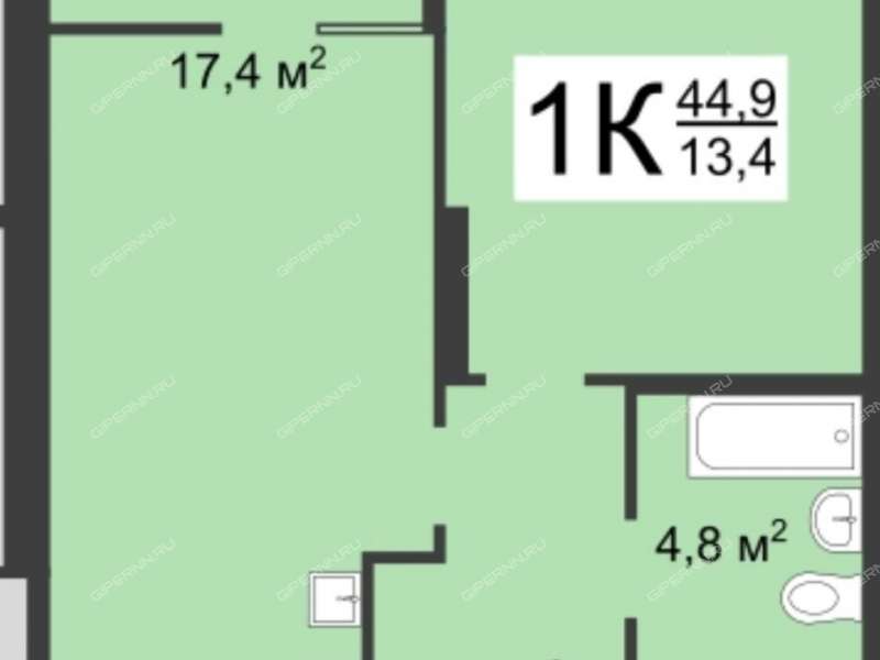 однокомнатная квартира на улице Маковского дом 25