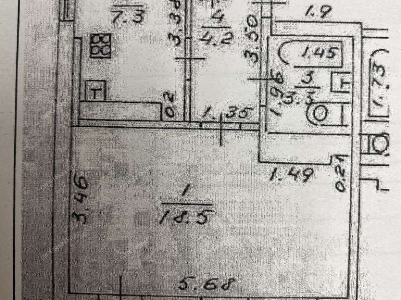 однокомнатная квартира на улице Переходникова дом 5а