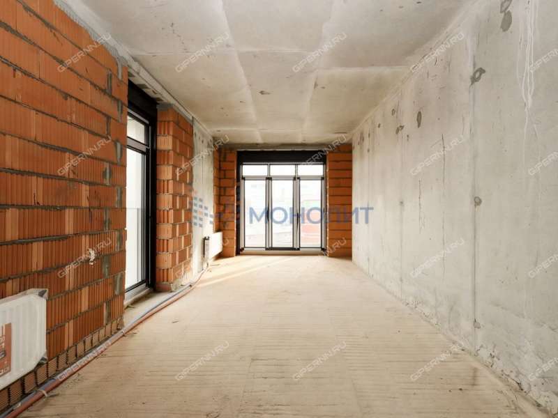 трёхкомнатная квартира в новостройке на Октябрьской улице дом 21